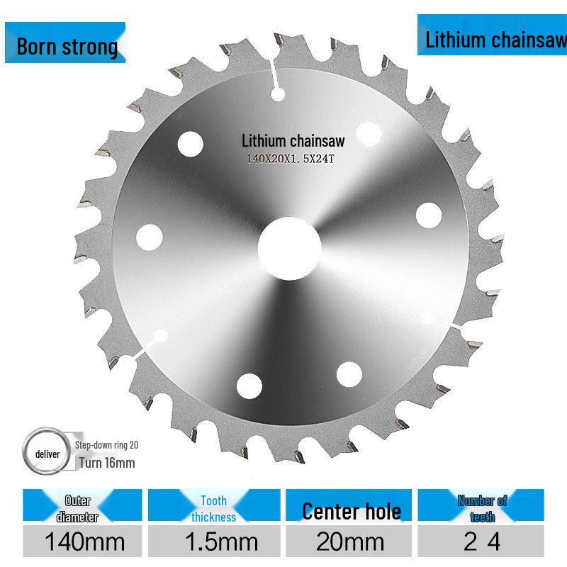 Lithium Electric Woodworking Saw Blades - 4", 5", 5.5", 6.5" Alloy Blades for Wood Cutting.