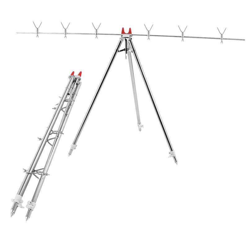 Stainless Steel Multifunctional Surf Rod Stand with Large Capacity