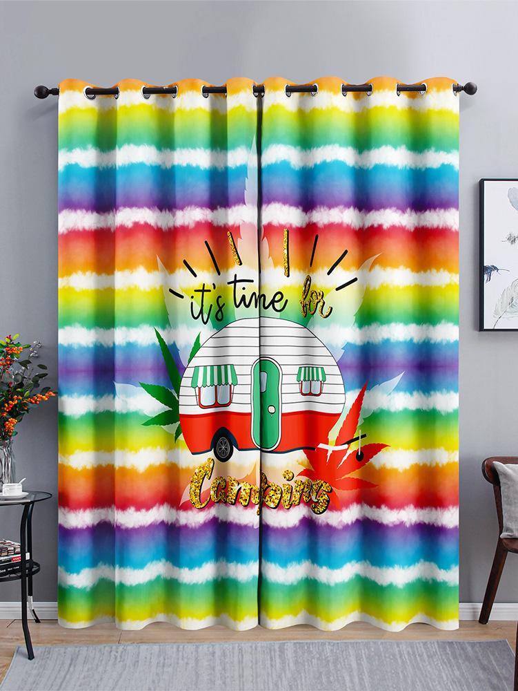 Pojazd Budowlany List Podróżny Astronauta Zasłona Zasłona do Sypialni Drukowanie Cyfrowe 3D Zasłona zaciemniająca