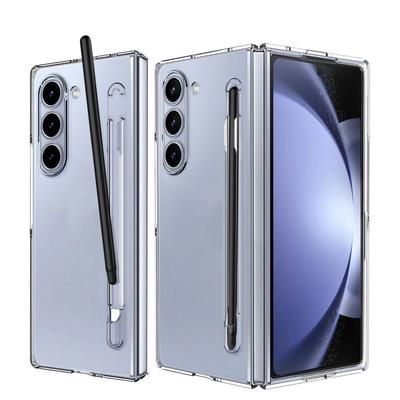 Shockproof Hard PC Pen Slot Phone Case with Stylus For Samsung Galaxy Z Fold 8 7 6 5 4 Fold8 Ultra Matte Candy Color Cover
