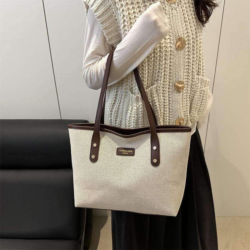 Women's bag 2025 autumn and winter new trendy versatile shoulder underarm bag commuting large capacity tote bag handbag