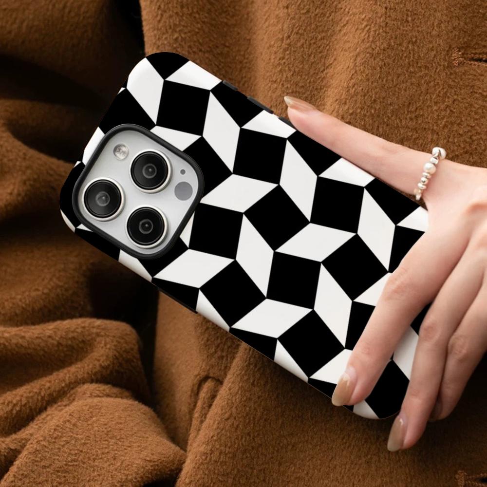 Bauhaus Exhibition Art Phone Case For IPhone 16 15 14 13 12 11 Pro Max Plus Samsung S24 S23 Ultra Glossy HD Hard PC Cover