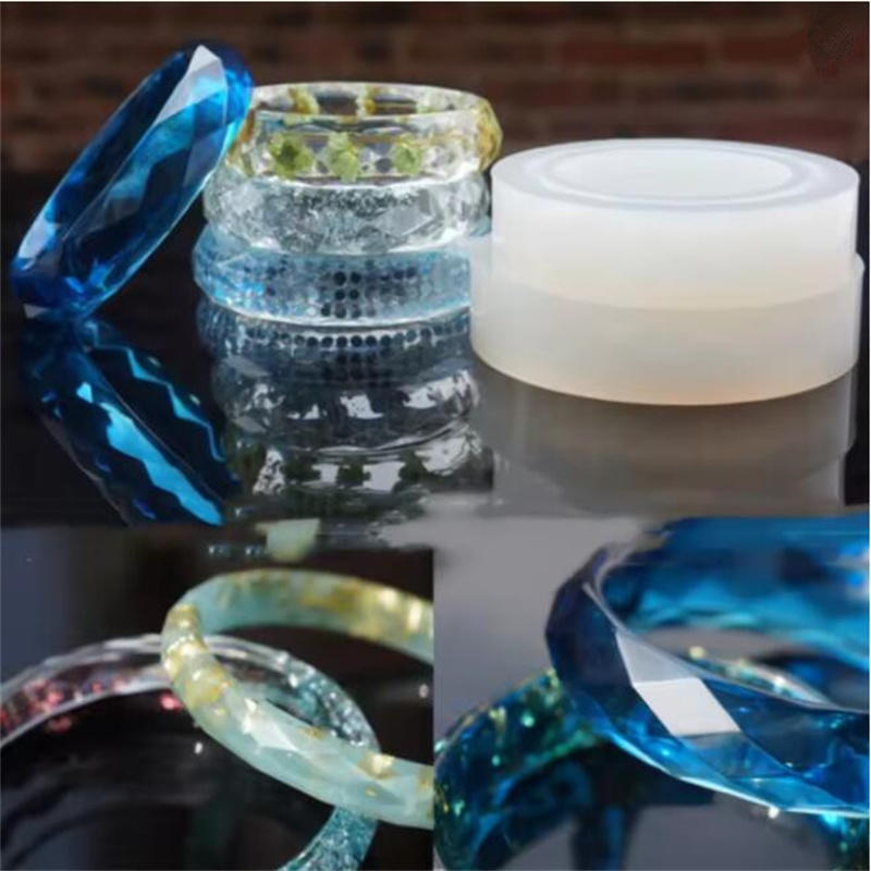 6cm Zylinder Silikonform für DIY UV Harz Armband Schmuck Epoxidharz Formen für Schmuckherstellung Werkzeuge