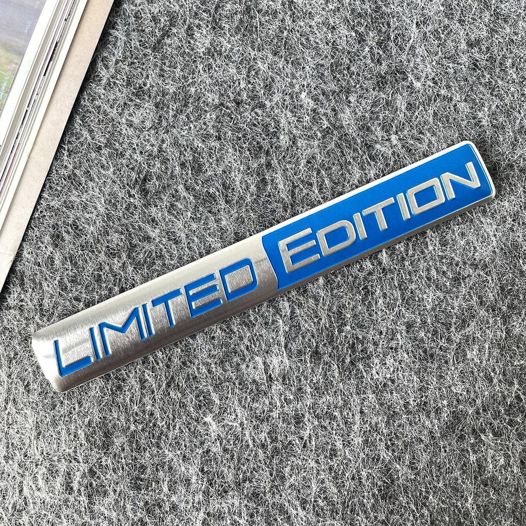 1pcs New LIMITED EDITION Emblem  Car Sticker 3D Aluminium Alloy Material Decorative  Auto Door Side Rear Bumper Sticker