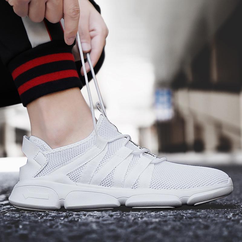 Men's Running Shoes Tennis Walking Fashion Sneakers Breathable Non Slip Gym Sports Work Trainers Zapatos De Hombre Grey, Grey, 13 Price In UAE | Amazon UAE