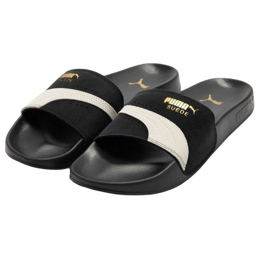PUMA Lead Cat 2.0 Suede OG Slide 'Black White' Men's 389117-01
