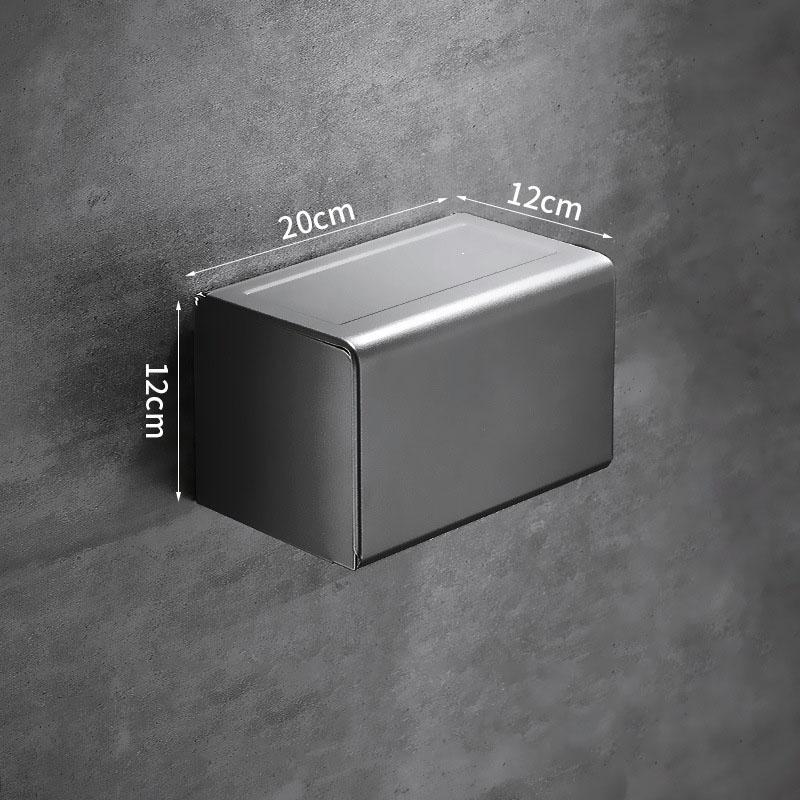 Szary Pistoletowy Aluminiowy Uchwyt na Ręczniki Łazienkowe Montowany na Ścianie Zestaw Łazienkowy Drążek na Ręczniki Uchwyt na Ręczniki Papierowe Uchwyt na Szczotkę do Toalety Akcesoria Łazienkowe