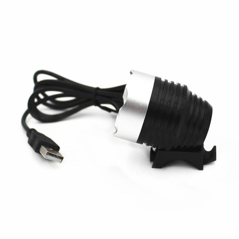 Bicycle Mountain Bike Usb Headlight Front Light Power Bank For Night Riding