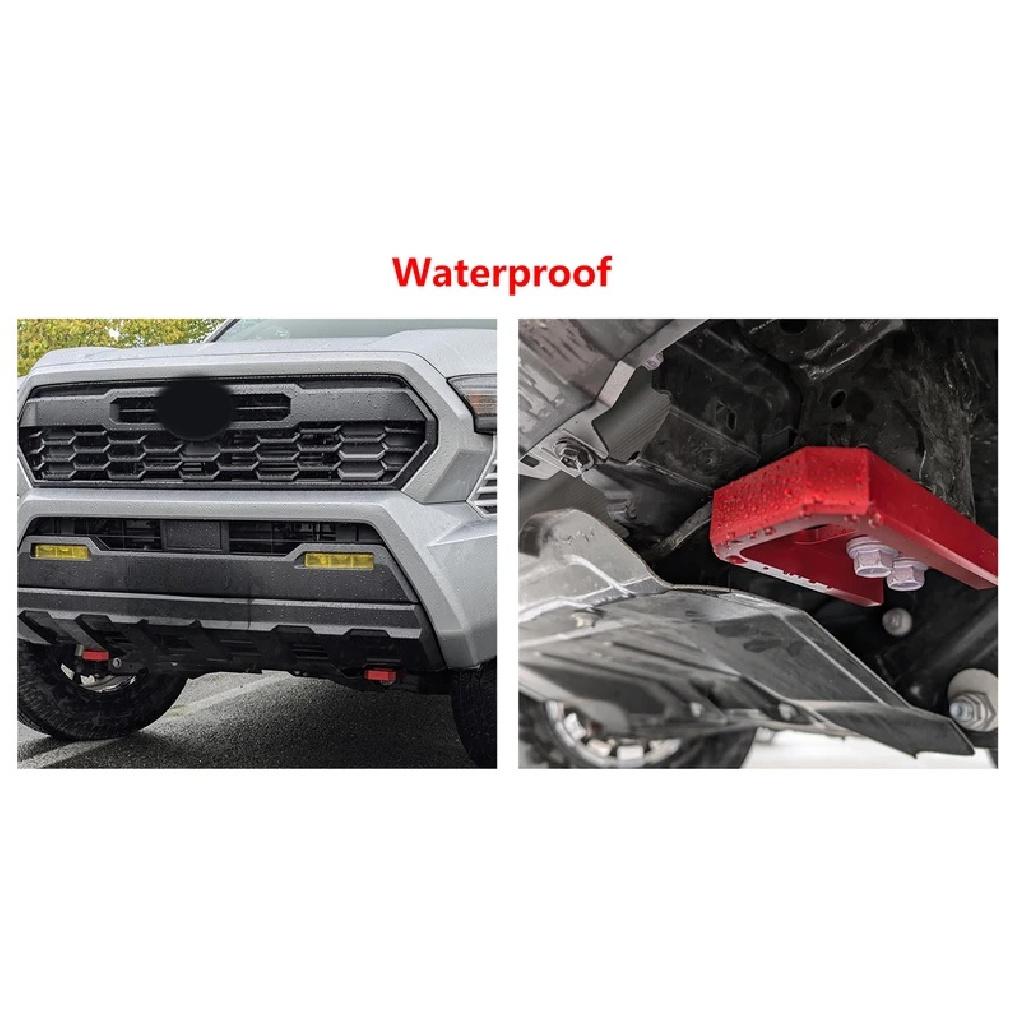 Aluminiowe Przednie Haki Holownicze Para do Toyota Tacoma (4 generacji) 2024-2026/ 4Runner (6. generacji) 2025-2026/ Land Cruiser 250 2024-2025