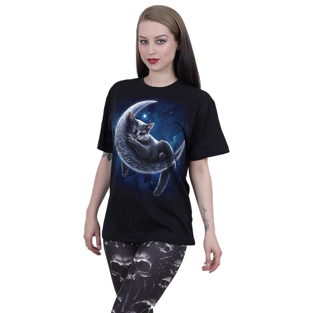 Spiral Direct Womens/Ladies Velvet Moon T-Shirt