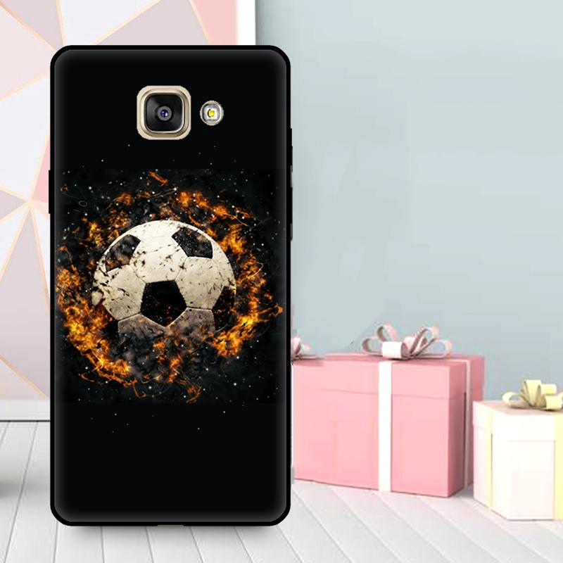 Custodia per Pallone da Calcio per Samsung Galaxy J3 J5 J7 J1 2016 A3 A5 2017 J4 J6 J8 A7 A9 A6 A8 Plus 2018 Cover