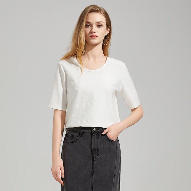 Women's Letter Embroidered Short Sleeve T-shirt