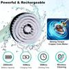 Electric Rechargeable Spin Scrubber with 9 Replaceable Heads Adjustable Extension Rod and Gloves for Cleaning