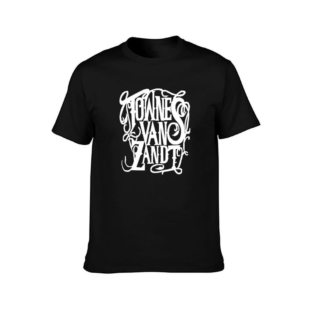 Townes Van Zandt (white) T-Shirt Mens Graphic T Shirts T Shirt Man Luxury T Shirts Cotton 100% T-Shirt