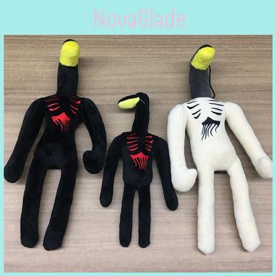 Poupée en peluche Lampe de rue noire Tête de sirène effrayante Pour enfants et adultes 30cm
