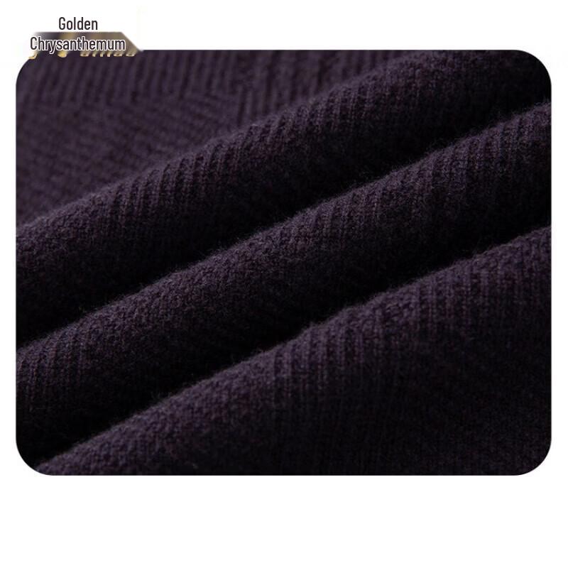 Men's Cashmere Wool Blend Half-High Collar Sweater