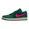 Air Jordan 1 Low Malachite Pink Blast Scarpe da Ginnastica da Donna Verde Latte di Cocco Abete DC0774300