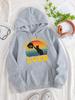 Best Cat Dad Ever Pattern Womens Hoody Hip Hop Fleece Hoodies Pocket Loose Y2K Clothes Casual Autumn Multicolor Pullover