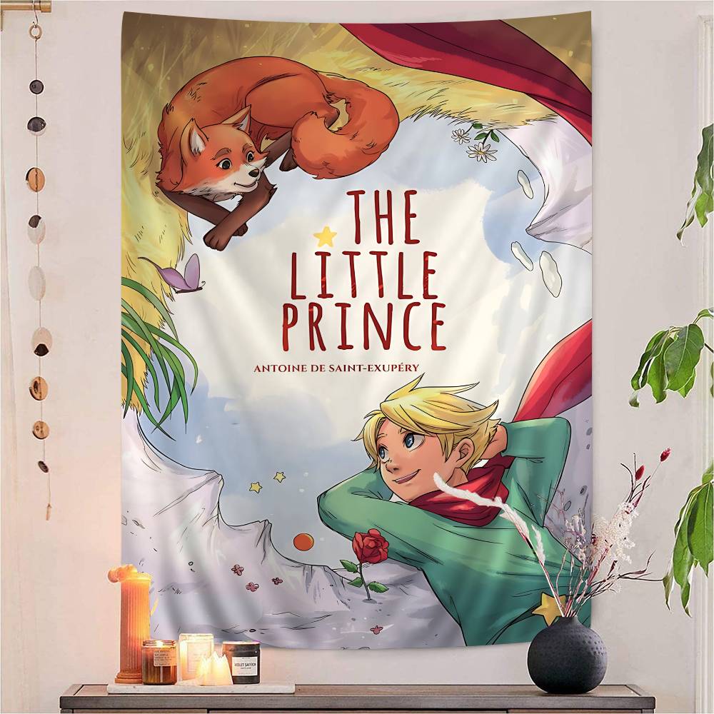 Classic Books LLittle PPrince Hanging Bohemian Tapestry Hanging Tarot Hippie Wall Rugs Dorm Home Decor