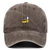 Adjustable Baseball Hat Banana Embroidered Sun Protection Hat Fashion Duck Tongue Hat  Outdoor