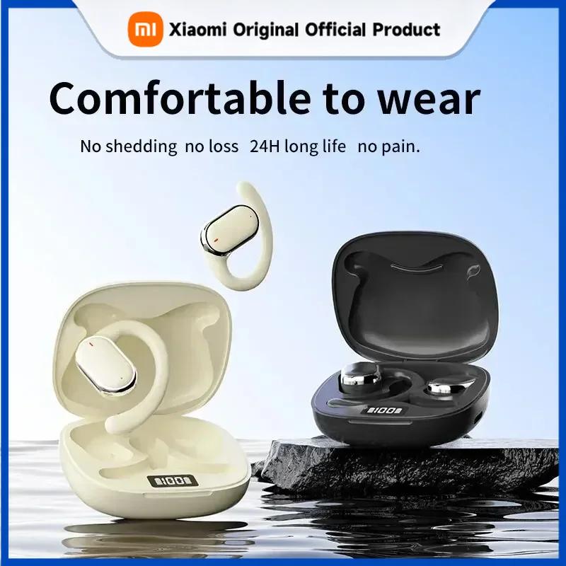 Xiaomi 2024 New TWS Wireless Earphones with Bluetooth 5.49 28 Hours Play Back Sport Earbuds with LED Display Earhooks and Built-in Mic