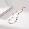 Vintage Evil Eye Copper 18k Gold Plated Women Foot Anklet Jewelry