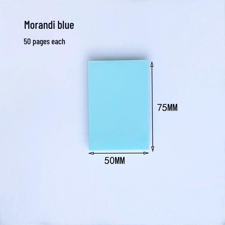 Transparent PET Morandi Sticky Notes for Students