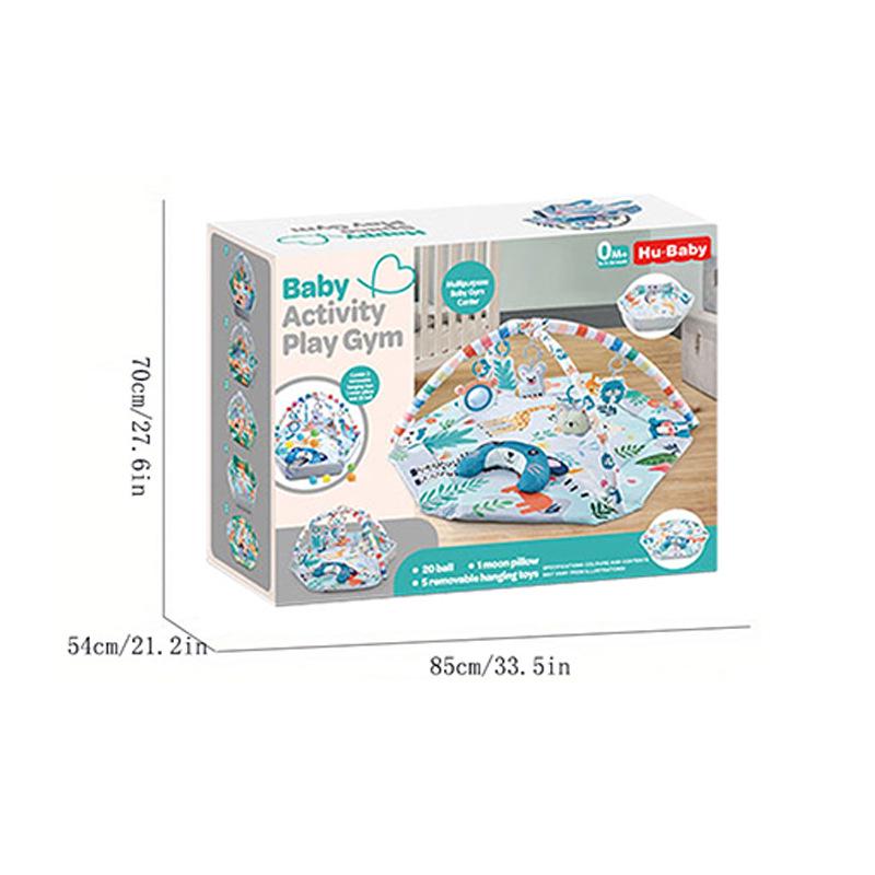 Sürünme Minderi ve Okyanus Top Havuzlu Büyük Kapalı Bebek Oyun Parkı