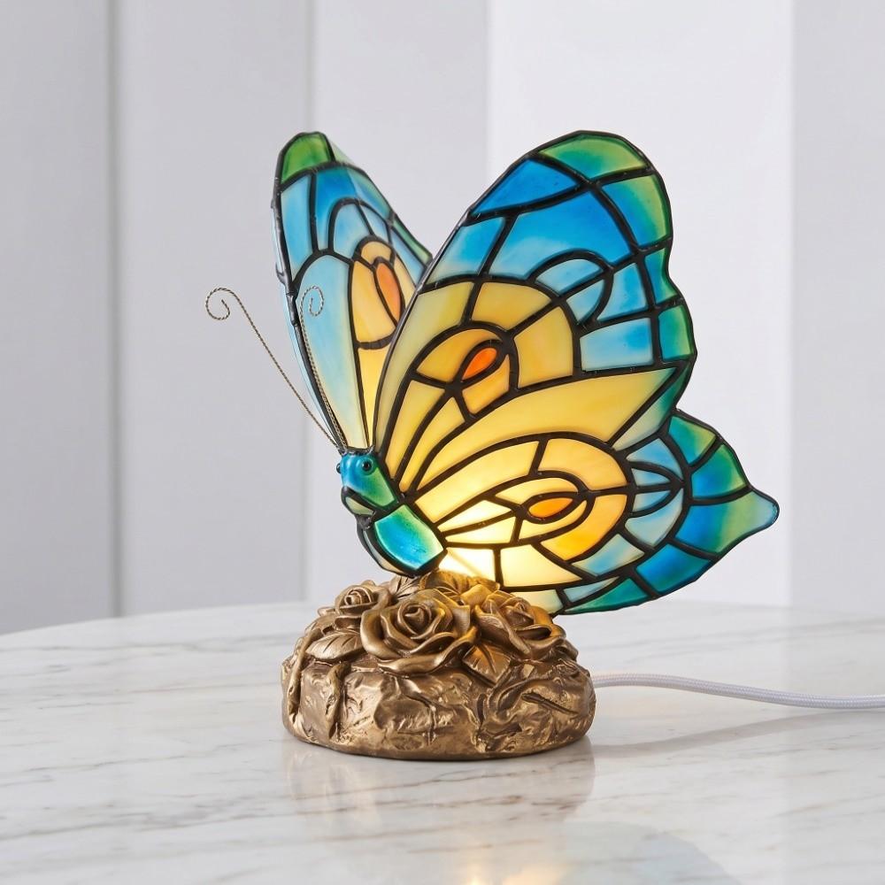 LED Butterfly Retro Night Light Ornament Modern Table Lamps Colorful Butterfly Light  Living Room