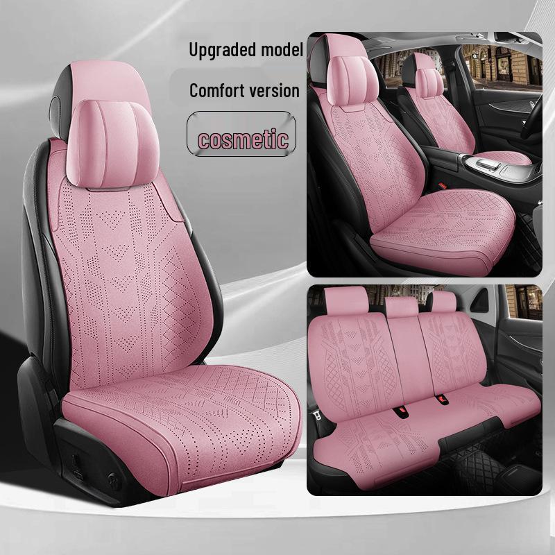 Geely Galaxy L7 Suede Seat Cushions & Covers - Long Teng MAX Asian Games Edition