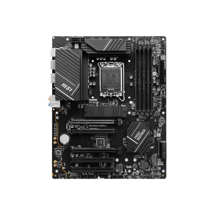 Carte Mère - MSI - PRO B760-P DDR4 II - Socket LGA1700 - Gigabit Ethernet - PCIe 4.0 x16 - Intel B760