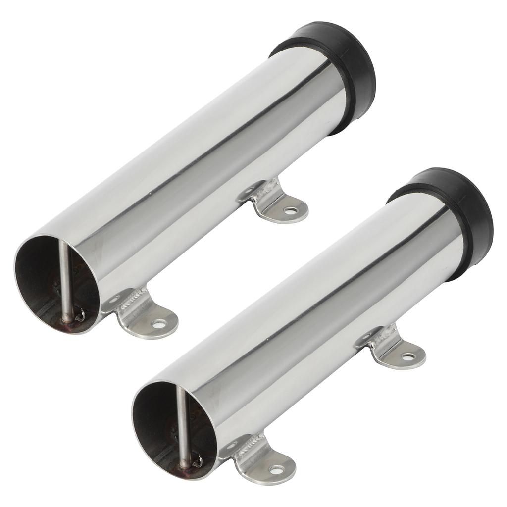 2pcs Stainless Steel Fishing Rod Holder Side Mount Clamp Hardware for Marine Yacht Boat