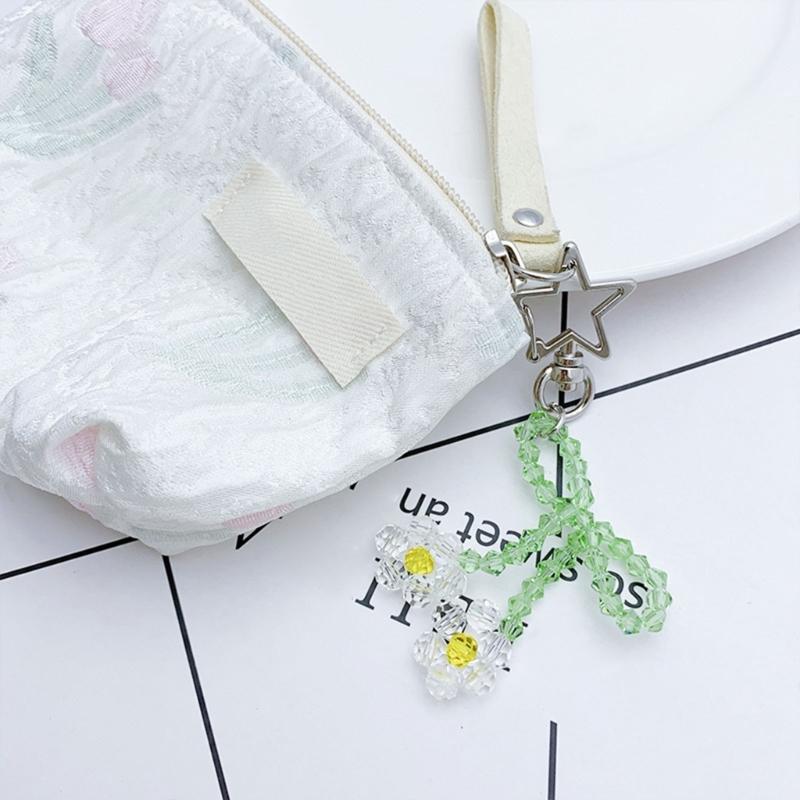 Handmade Beads Keychain Durable Material for Detail Oriented Individuals