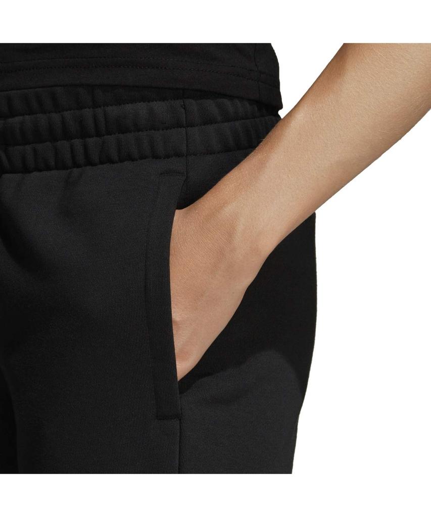 Adidas FRU93 Linear Logo Sweat Japan to Japanese size Women's Pants, Black/White (DP2398), J/OT (equivalent 2L)