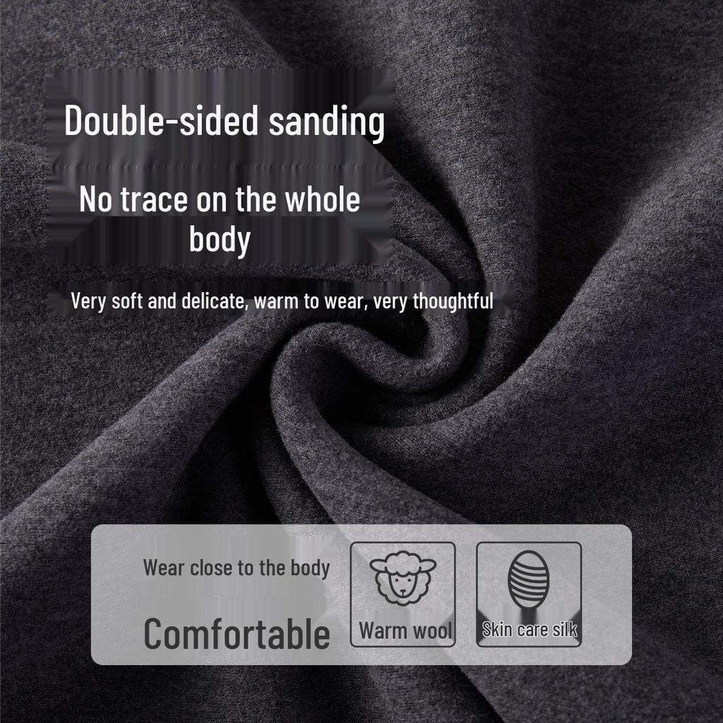 Męska Termiczna Bezszwowa Kamizelka z Podszewką z Jedwabnego Polaru 2025 Zima