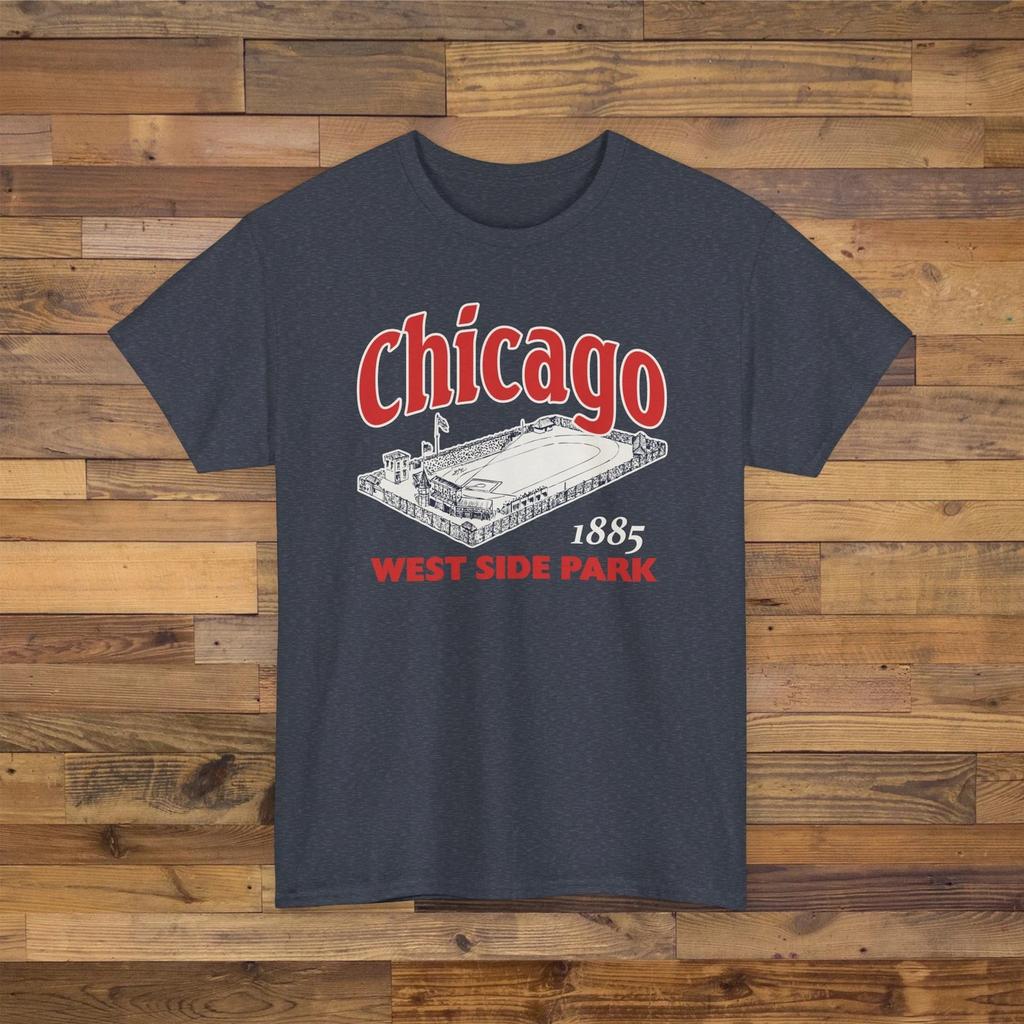 West Side Park 1885 Ballpark T Shirt - Chicago Cubs Baseball