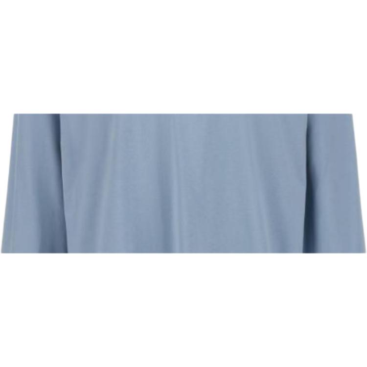 Carhartt WIP Besticktes Logo Unifarbener Rundhalsausschnitt Langarm-T-Shirt Herren Oberteile Blau I026392-2MY-XX
