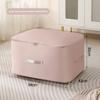 Cotton Quilt Storage Bag With Compression Design For Travel And Bedroom Organization