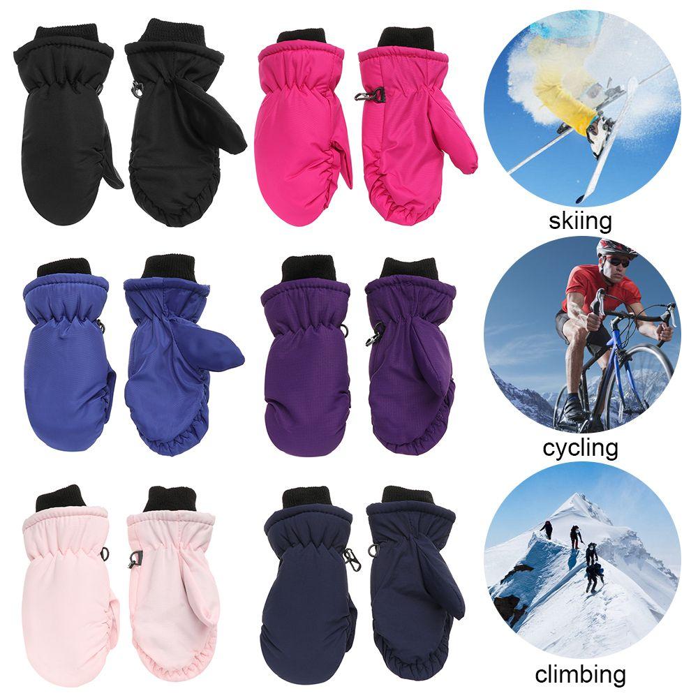 Kids Winter Must Children Ski Gloves Snow Snowboard Windproof Waterproof Long-sleeved Mitten