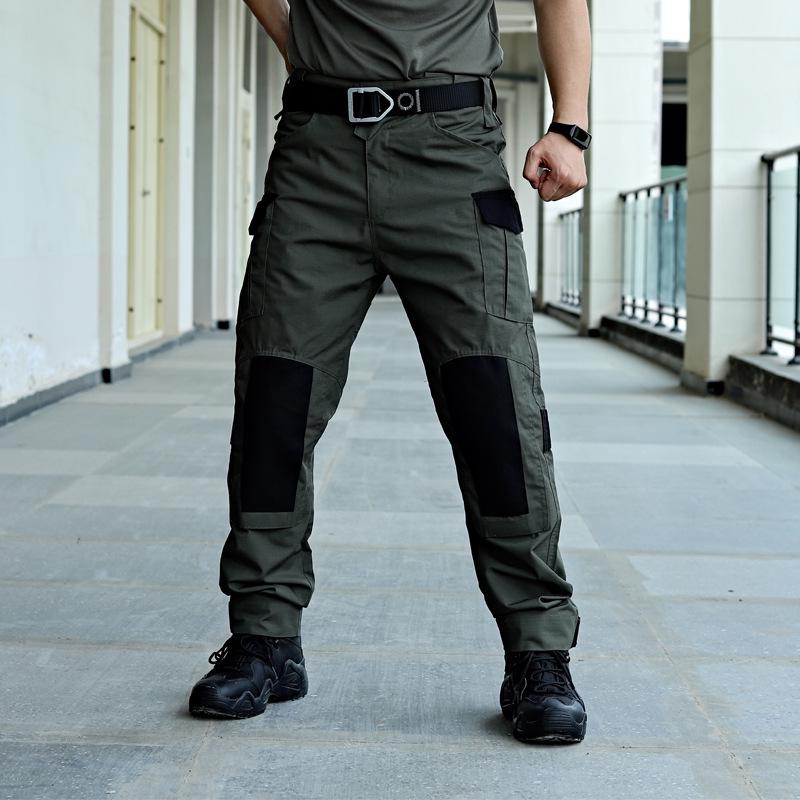 2022 Men's Wear-Resistant Striker Plaid Tactical Work Pants - 65/35 Blend