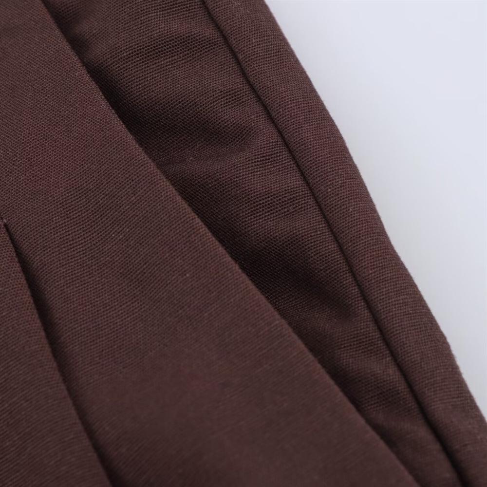 2025 Spring/Summer Women's Open-Back Vest & Loose Pleated Pants Set