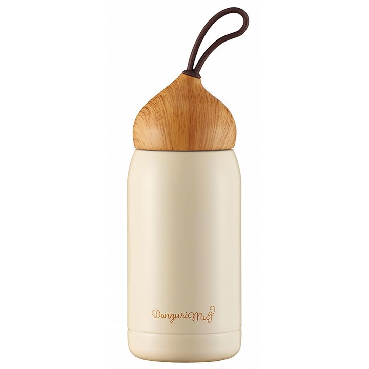 

Orgo Acorn Mug SMBD-28SMBD-40 280ml400ml Double-Walled Vacuum Stainless Steel Bottle Acorn Cap & Wide Mouth & Gift (Cream, 280ml)