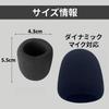 Rubonarie Microphone Sponge Windscreen for Karaoke Dynamic Microphones, Set of 12 (Black)