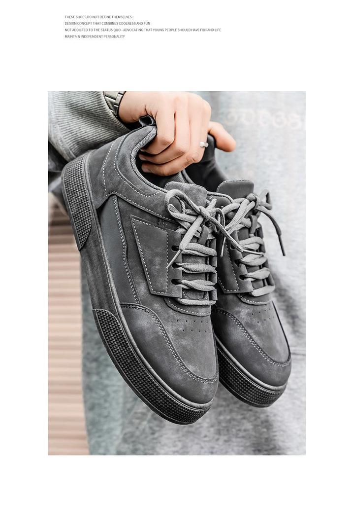 Men's Breathable Korean Style Casual Sports Sneakers - Trendy Spring/Summer Footwear