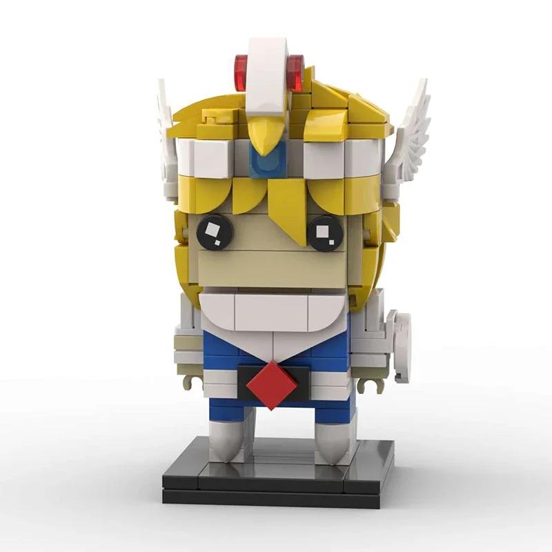 Japan Anime Series Action Figure Building Blocks MOC Saints Seiyaed Hyogas Athena Ikki Shiryus Cartoon Doll Model Kids Toys Gift