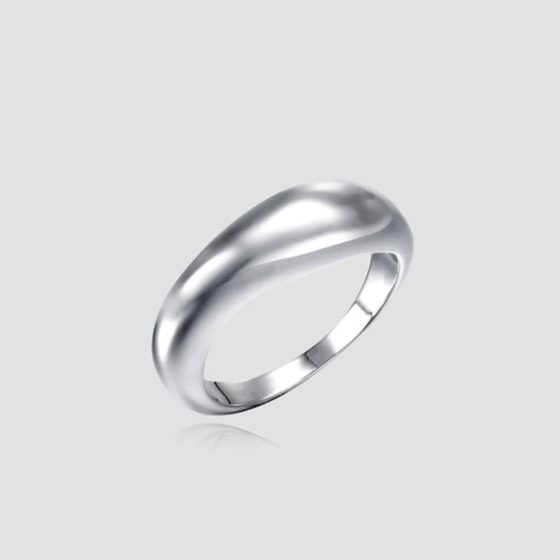 ANON Volume Wave Ring Silver