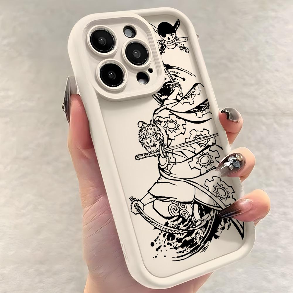 Ones Pieces Luffys Zoros Phone Case for Samsung S26 S25 S24 S23 S22 S21 S20 F06 M16 Note 20 FE Plus Ultra 4G 5G Soft Silicone