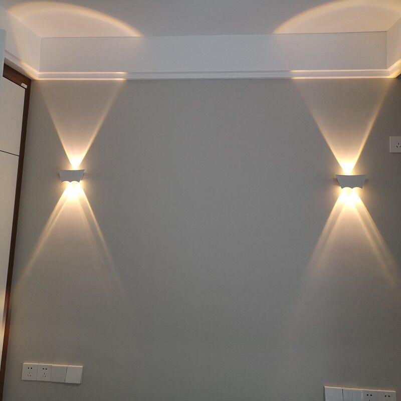 Super Bright Waterproof LED Wall Light - Up and Down Exterior for Balcony, Staircase, Courtyard