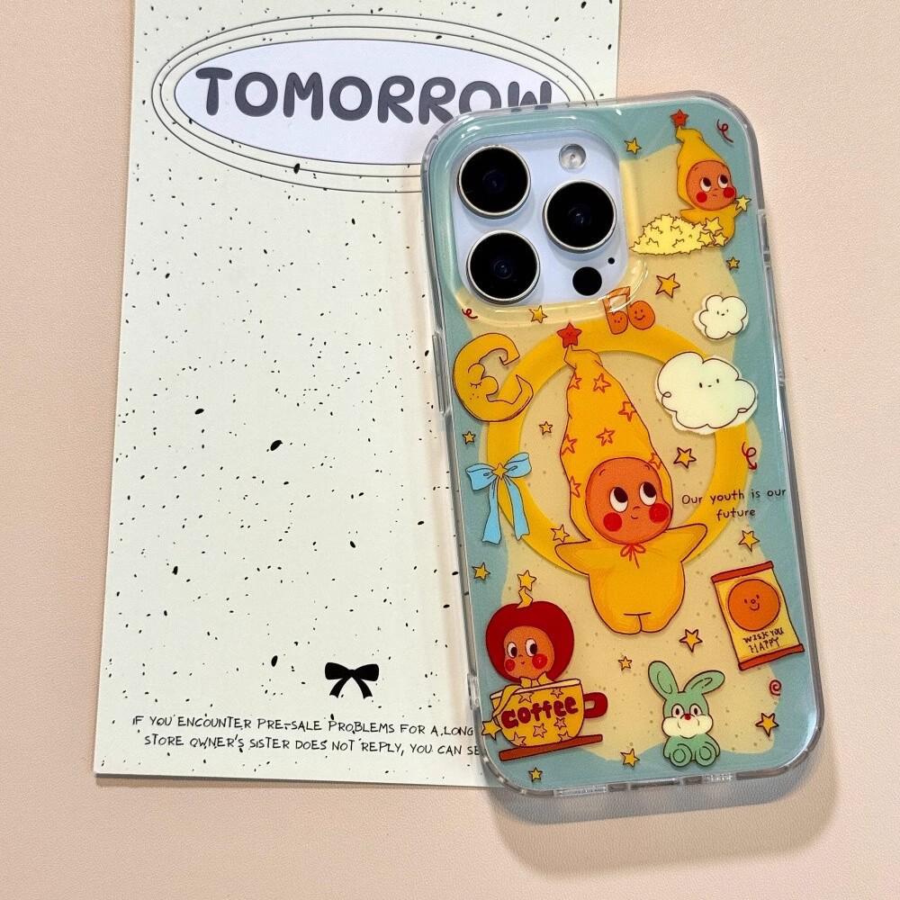 

IMD Двухслойный Магнитный Чехол-подставка Star для Apple iPhone 17 Pro Max, 16/15 Plus, 14/13 iPhone 15 Plus/14 Plus Universal