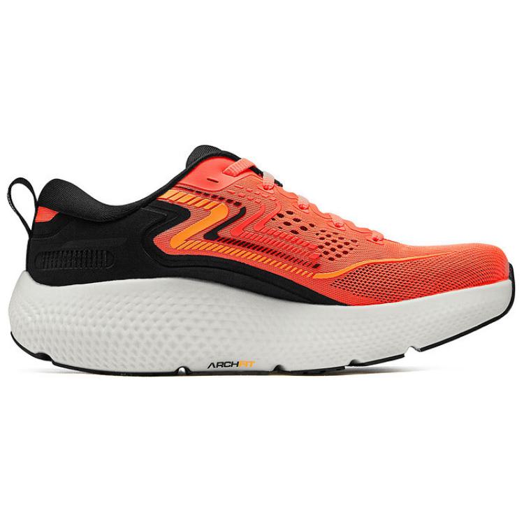 Skechers Arch Fit Sports Casual Durable Breathable Low Top Training Running Shoes Men sneaker Orange White 246078-RDBK